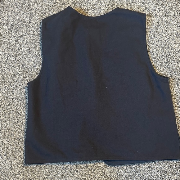 Vintage KEREN Hart Gray Cotton Wool Blend Fabric - Picture 4 of 4